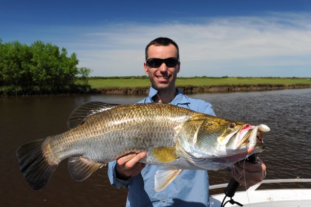 The possession limit for barra on the Daly River has dropped from 5 fish to 3.